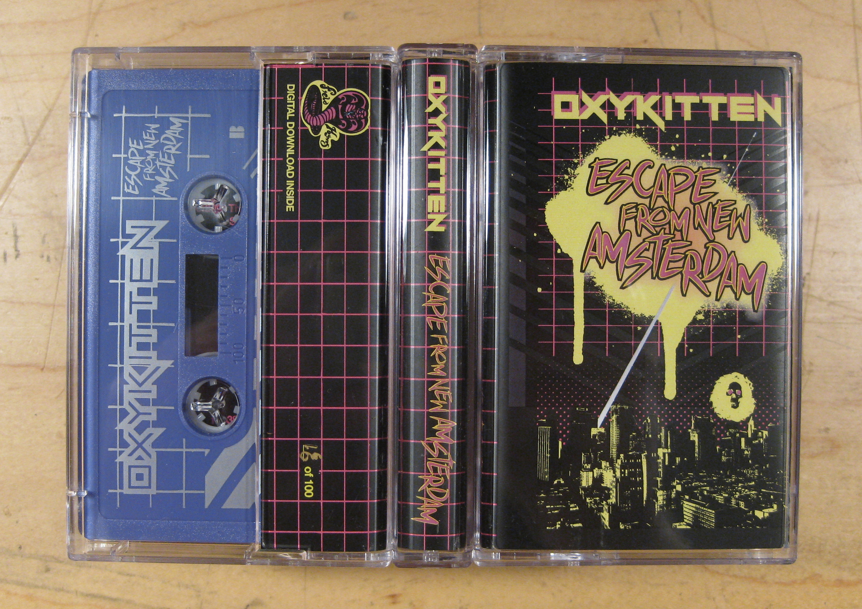 oxykitten, escape from new amsterdam, cassette, portland, oregon